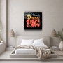 Wallity Cuadro Decorativo de Vidrio Templado 80 x 80 Multicolor